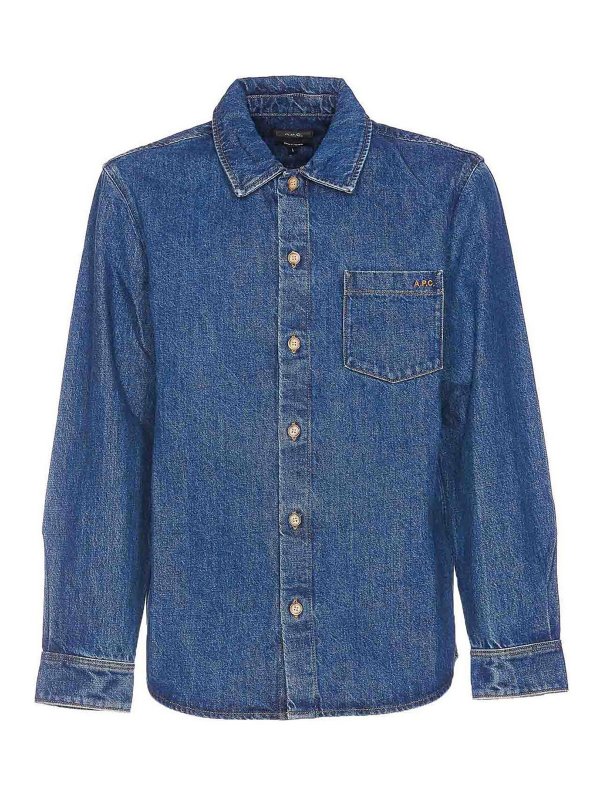 A.P.C.: Hemden - Hemd - Blau