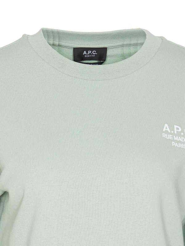 Felpa standard con logo shop online: A.P.C.