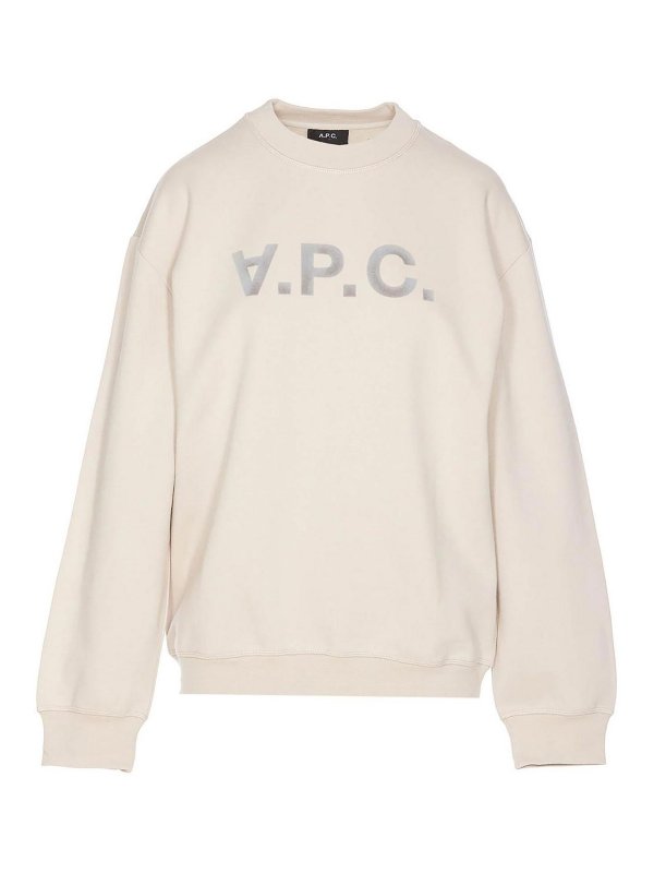 A.P.C.: Sweatshirts und Pullover - Sweatshirt - Beige