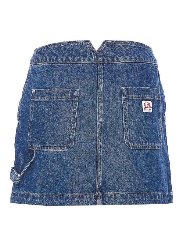 The Best Shops A.P.C.: Miniröcke - Midirock - Blau