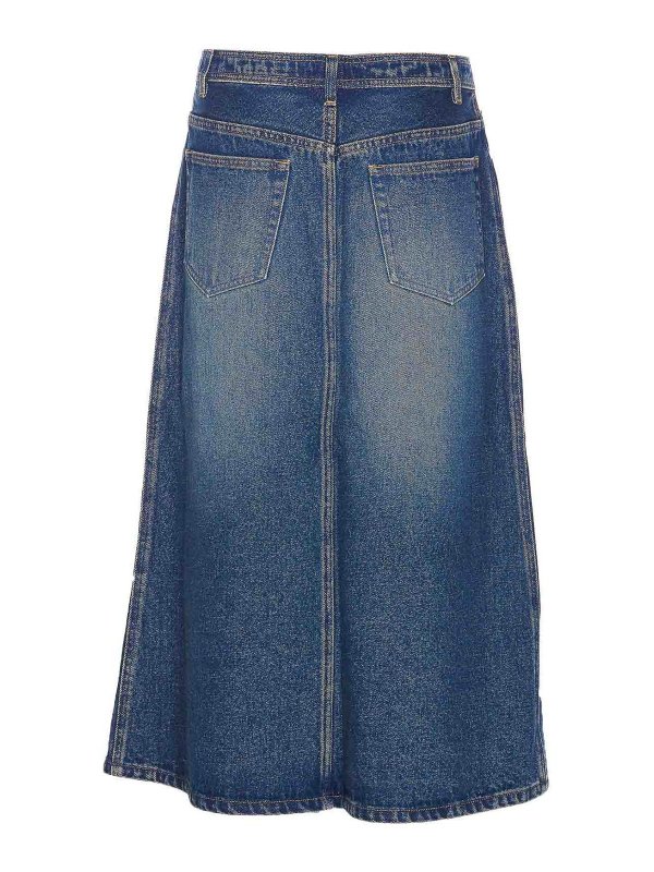 A.P.C.: Jupes midi et au genou online - Jupe Midi - Bleu