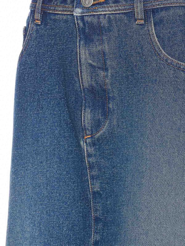 The Best Shops A.P.C.: Jupes midi et au genou - Jupe Midi - Bleu