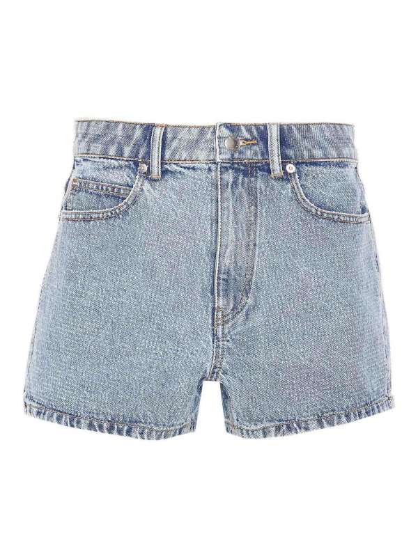 ALEXANDER WANG: Shorts - Short - Bleu