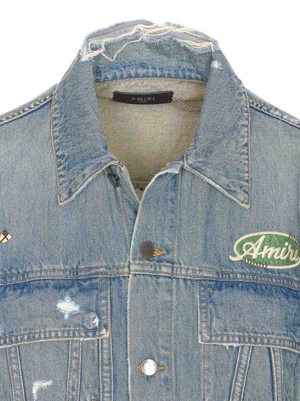 Casualjacke - Blau shop online: AMIRI