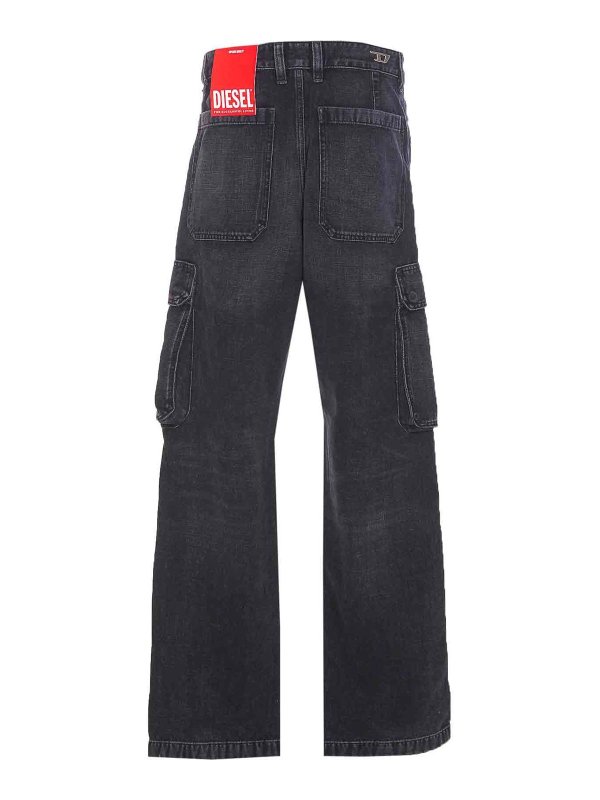 DIESEL: bootcut jeans online - D-Pot-Cargo Jeans