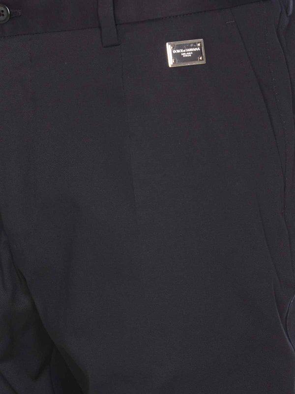 The Best Shops DOLCE & GABBANA: カジュアルトラウザー - カジュアルパンツ - 黒