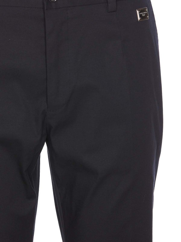 カジュアルパンツ - 黒 shop online: DOLCE & GABBANA