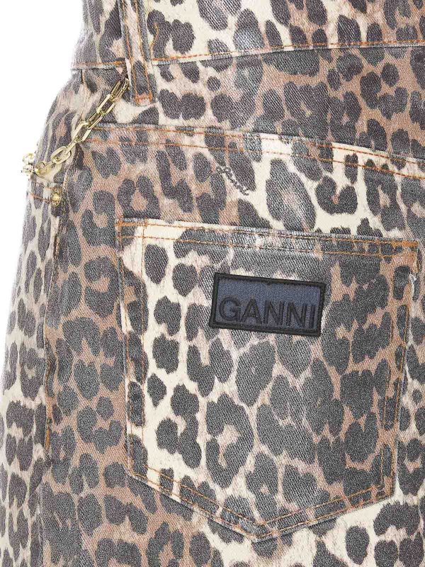 The Best Shops GANNI: Knielange und Midi Röcke - Midirock - Bunt