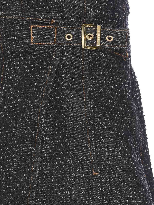 The Best Shops GANNI: ミニスカート - 膝丈/ミディスカート - 黒