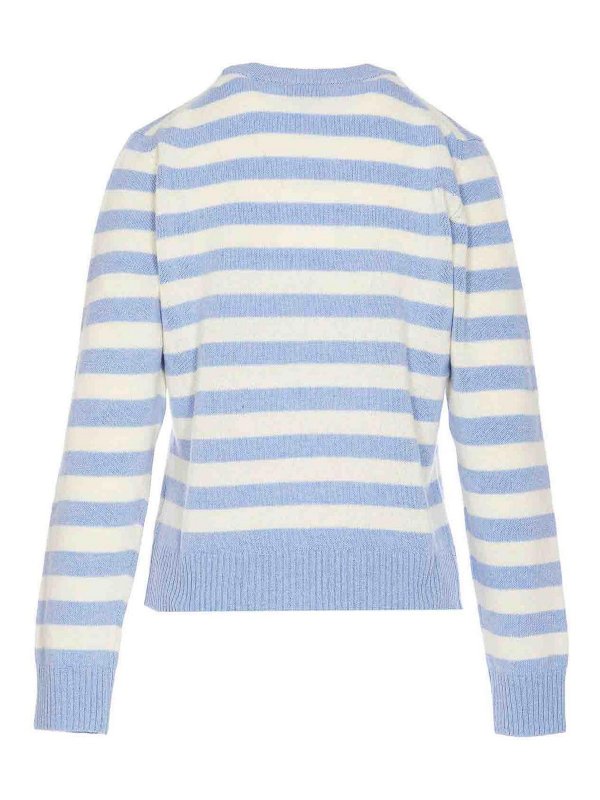 GANNI: crew necks online - Mix Cats Graphic Sweater