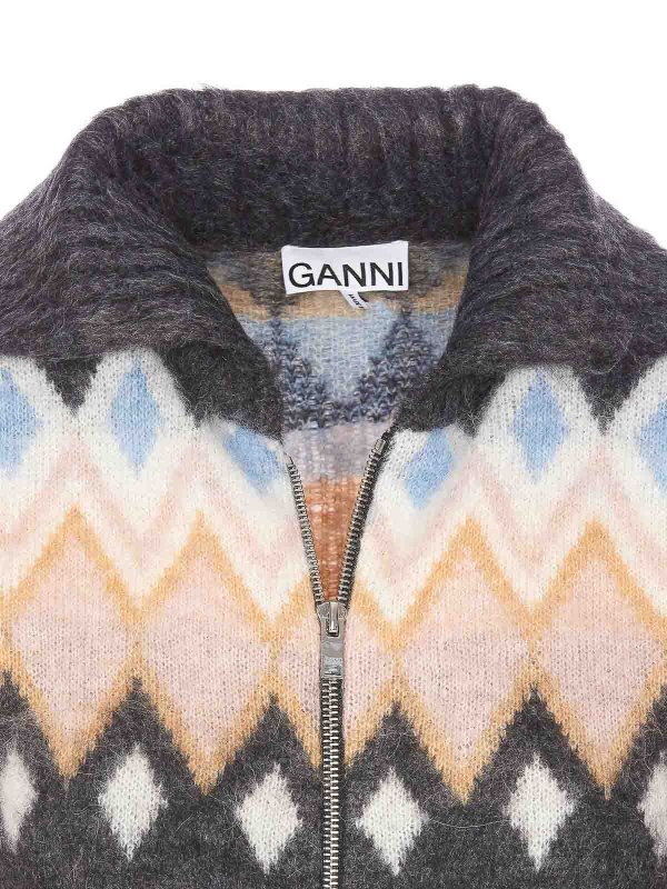 Cardigan - Schwarz shop online: GANNI