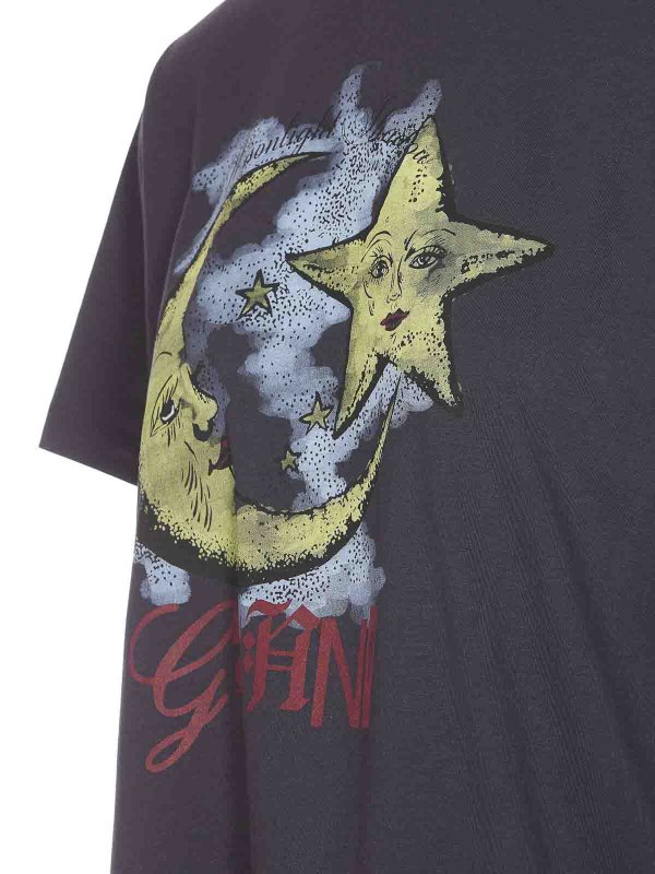 The Best Shops GANNI: t-shirt - Maglietta al chiaro di luna