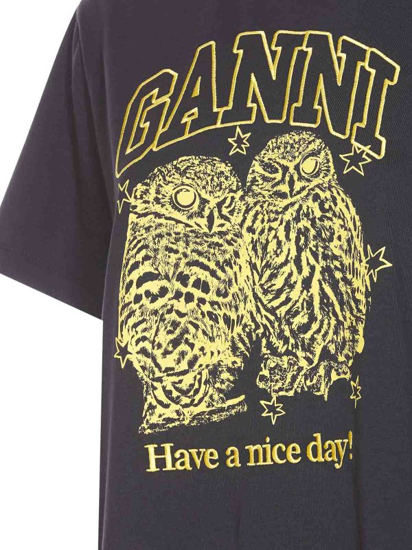 The Best Shops GANNI: Camisetas - Camiseta - Gris