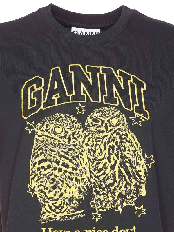 Camiseta - Gris shop online: GANNI