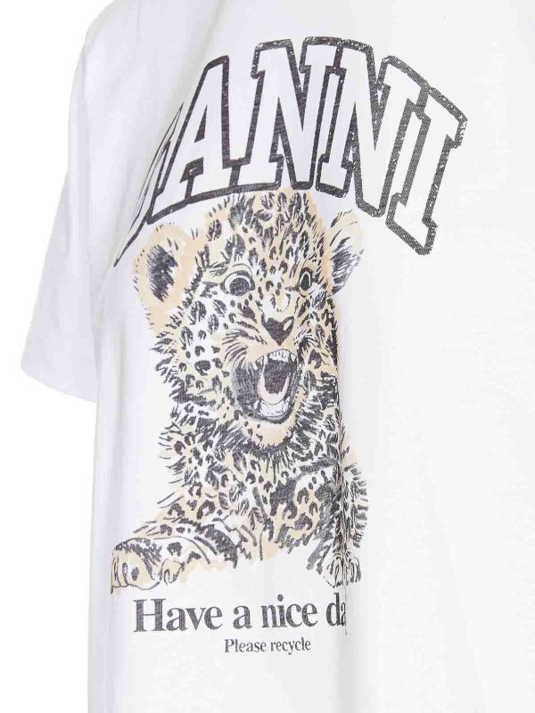 The Best Shops GANNI: T-shirts - T-Shirt - Weiß