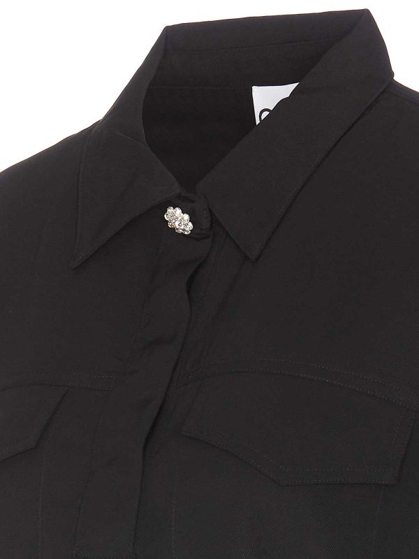 The Best Shops GANNI: camicie - Camicia In Twill E Viscosa