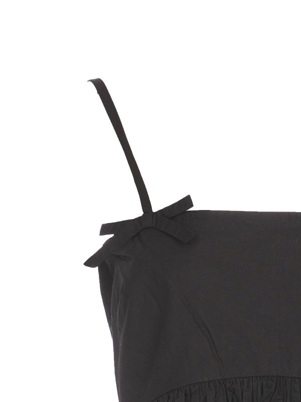 Knielanges Kleid - Schwarz shop online: GANNI