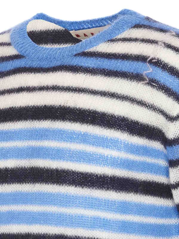 The Best Shops Marni: Pull col rond - Pull Col Rond - Bleu