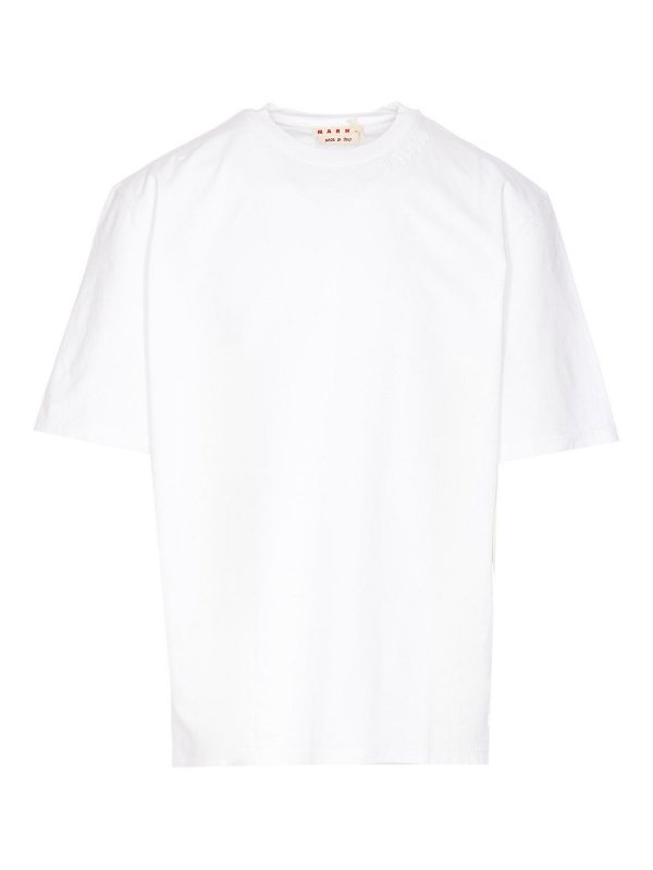 Marni: Tシャツ - Tシャツ - 白