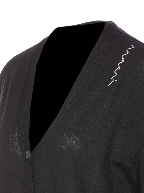 The Best Shops Marni: Cárdigans - Cárdigan - Negro