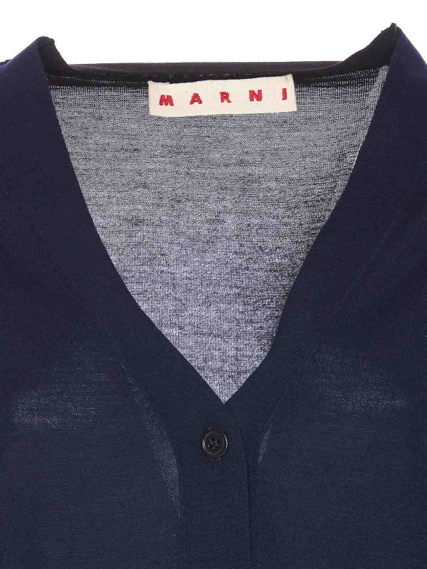 カーディガン - ブルー shop online: Marni