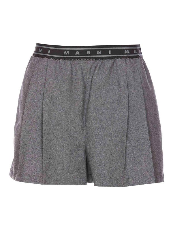 Marni: Hosen Shorts - Shorts - Grau