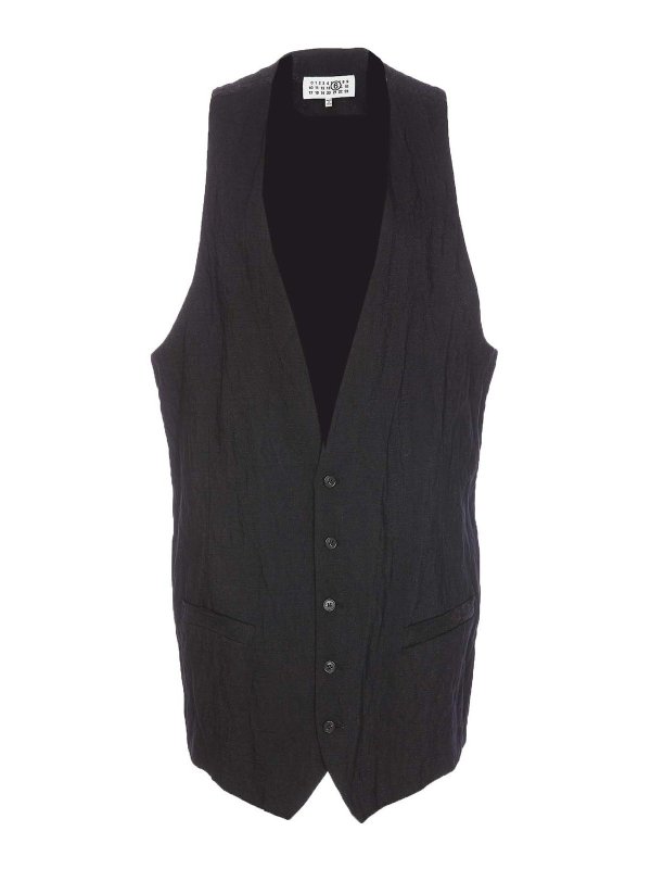 MM6 MAISON MARGIELA: ベスト - ベスト - 黒