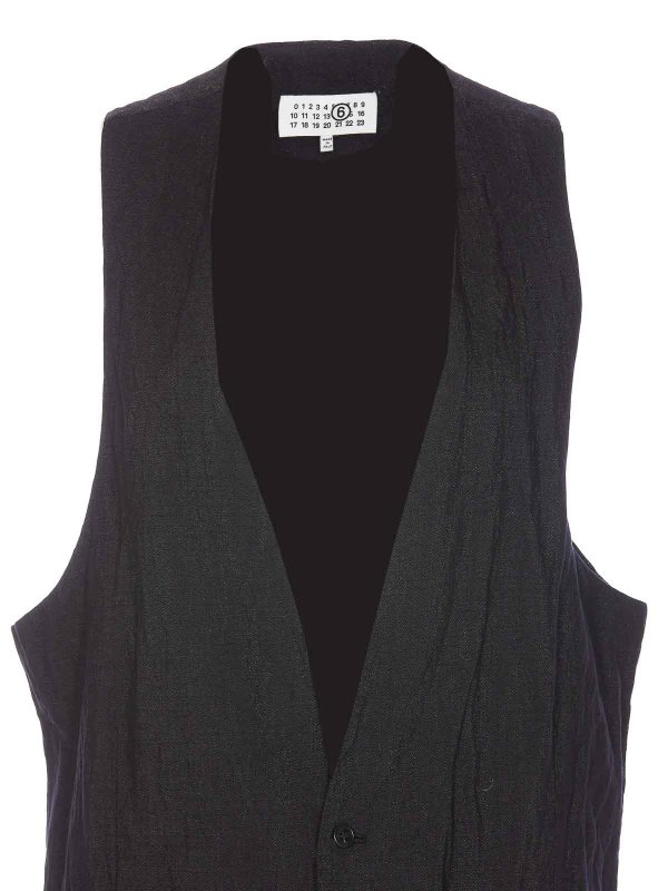 ベスト - 黒 shop online: MM6 MAISON MARGIELA