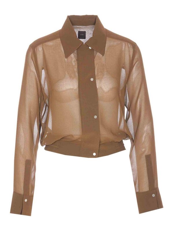 Pinko: Hemden - Hemd - Braun