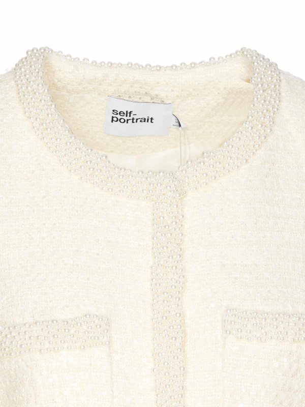 Casualjacke - Weiß shop online: Self Portrait