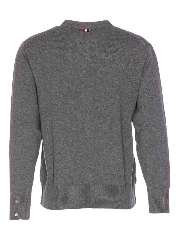 THOM BROWNE: cardigans online - 4Bar Cardigan