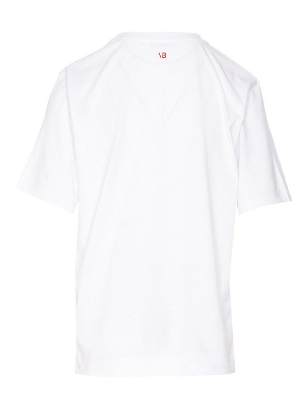 VICTORIA BECKHAM: t-shirts online - Fashion Offender Slogan T-Shirt
