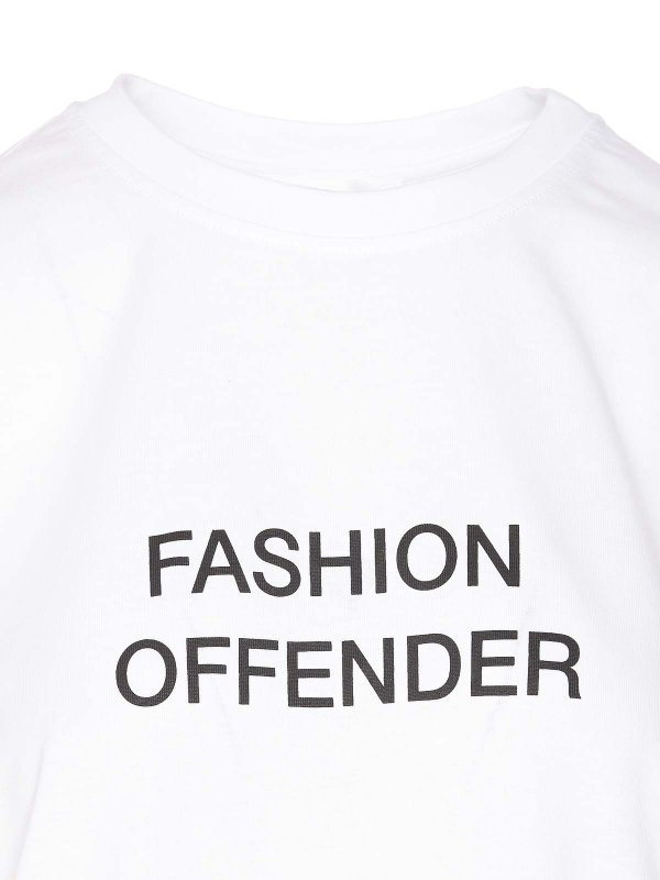 Fashion Offender Slogan T-Shirt shop online: VICTORIA BECKHAM