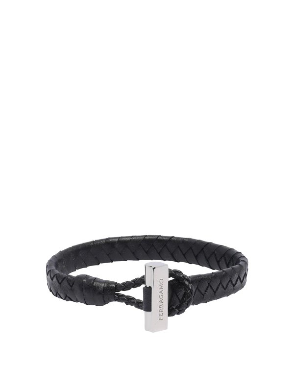 FERRAGAMO: Armbänder und Armkettchen - Armband - Schwarz