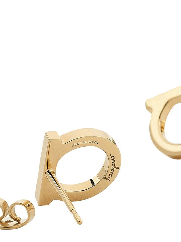 FERRAGAMO: Pendientes online - Pendientes - Dorado