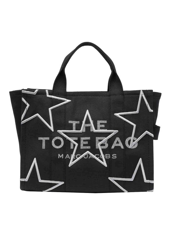 MARC JACOBS: totes bags - The Star Canvas Medium Tote Bag