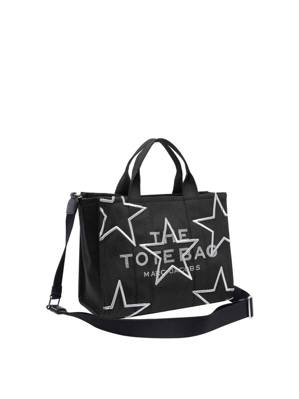 MARC JACOBS: totes bags online - The Star Canvas Medium Tote Bag