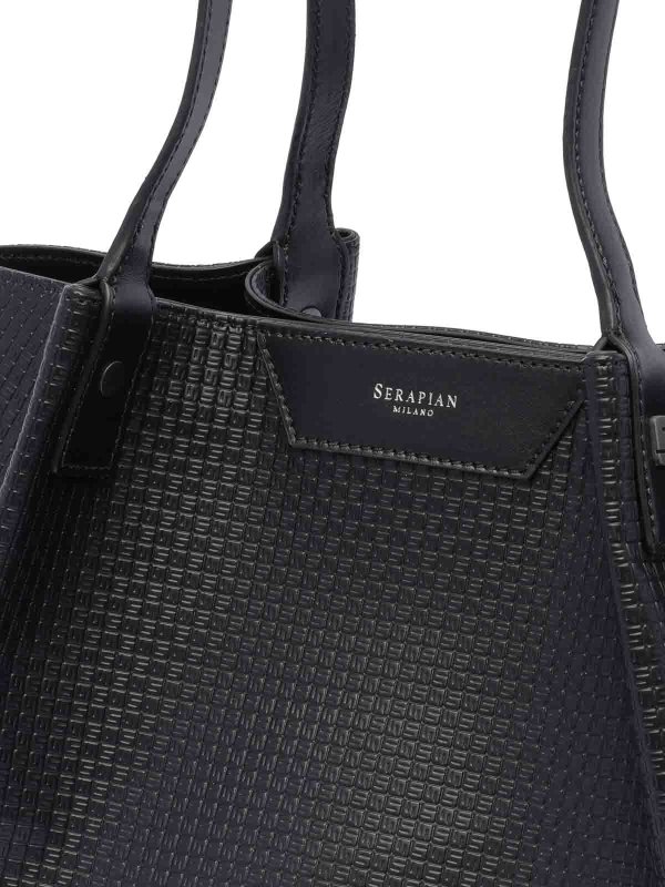 クロスボディバッグ - 黒 shop online: Serapian