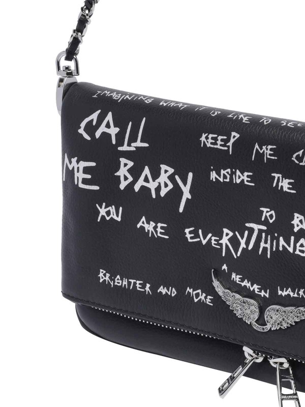 クロスボディバッグ - 黒 shop online: ZADIG&VOLTAIRE