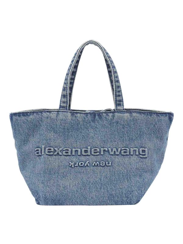 ALEXANDER WANG: トートバッグ - トートバッグ - ブルー