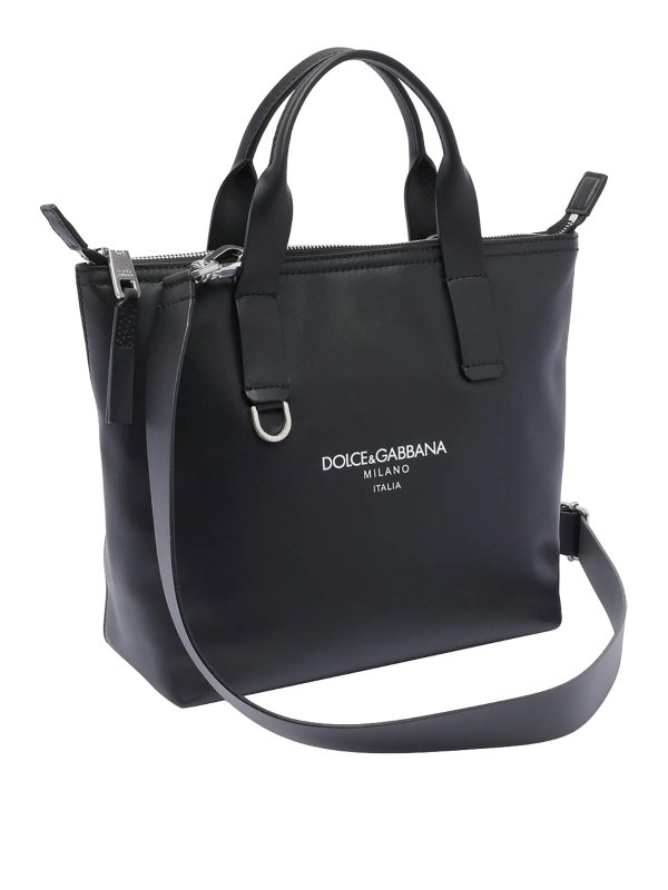 DOLCE & GABBANA: cross body bags online - Small Logo Shopping Bag