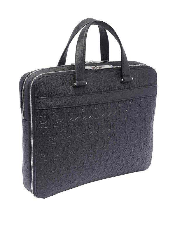 FERRAGAMO: cross body bags online - Monogram Business Bag