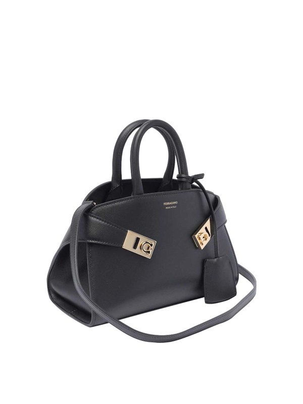 FERRAGAMO: Handtaschen online - Shopper - Schwarz