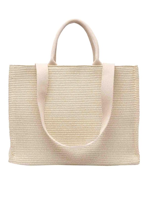 The Best Shops Marni: cross body bags - Fabric Rafia Effect Shopping Bag
