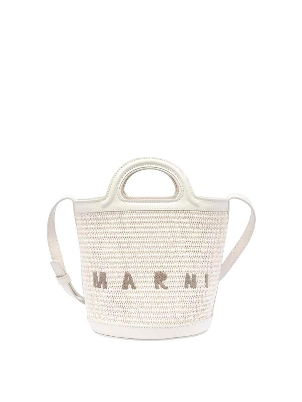Marni: Bucket-bags - Bucket-Bag - Weiß
