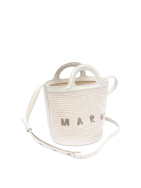 Marni: Bucket-bags online - Bucket-Bag - Weiß