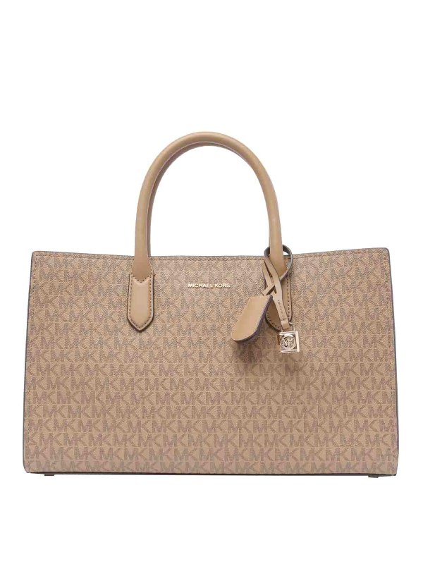 Michael Michael Kors: トートバッグ - トートバッグ - ベージュ