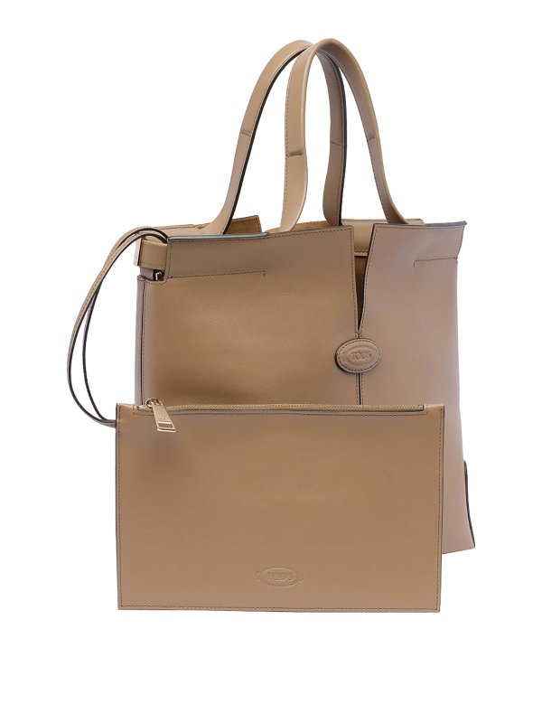 トートバッグ - ベージュ shop online: TOD