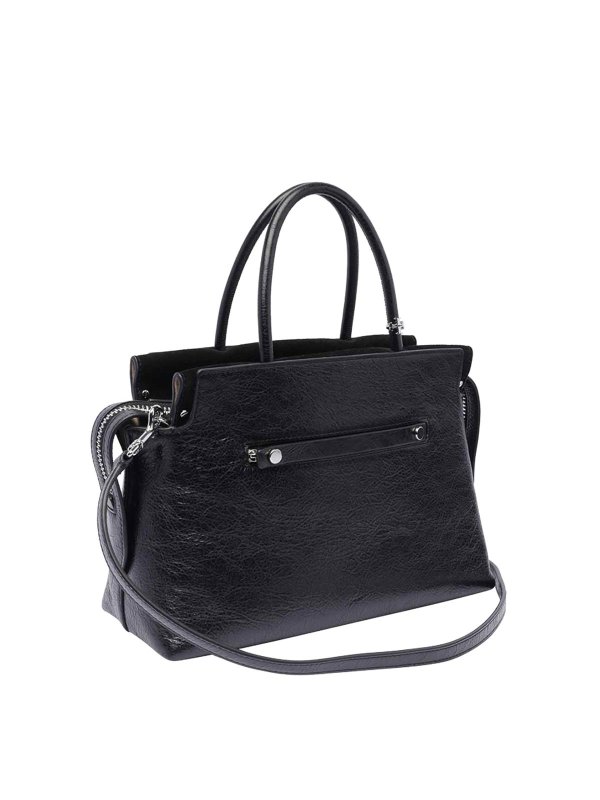 TORY BURCH: cross body bags online - Mercer Distressed Satchel Bag