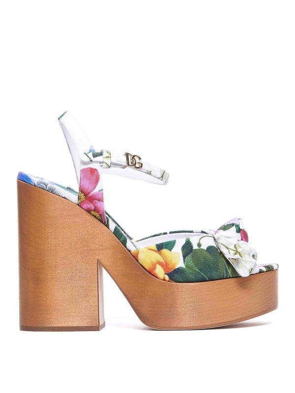 DOLCE & GABBANA: サンダル - サンダル - 白